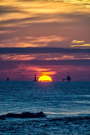 Sand Island Lighthouse Sunset