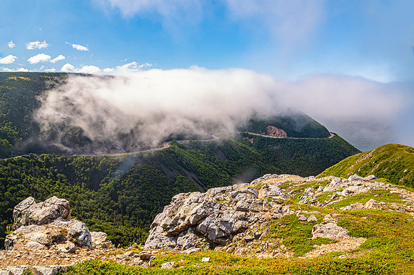 Skyline Trail view of Cabot Trail