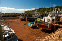 Alma Harbor Fishing Fleet Low Tide