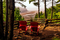 Scenic "Red Chair" View of Point Wolfe