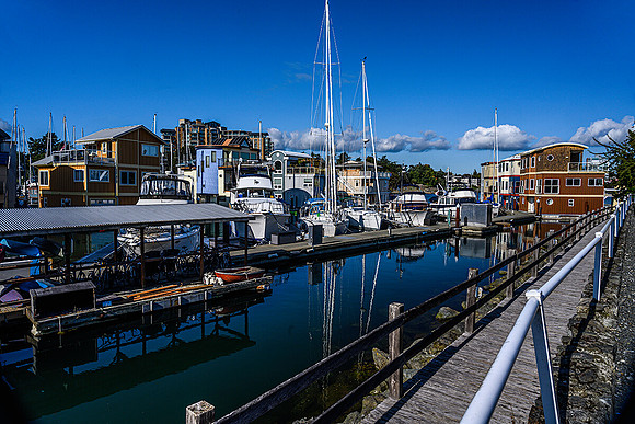 Floating Houses, Victoria Harbor