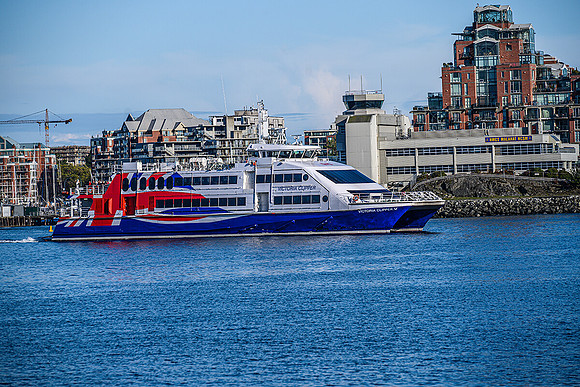 Ferry in Victoria Harbor