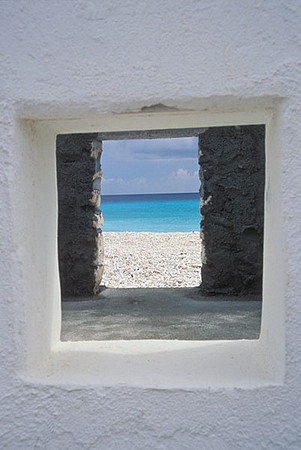 Slave Hut Window View