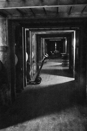 Barrel Warehouse Interior-Infrared