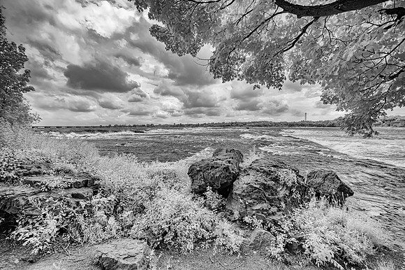 Three Sister Islands View of Rapids