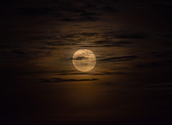 Cloudy Full Moon