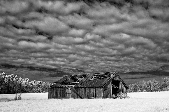 Barn & Clouds