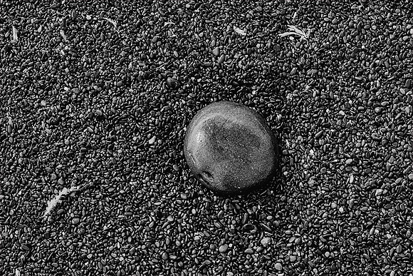 Polished rocks beach
