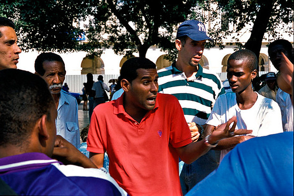 Baseball Talk at Esquina Caliente (Hot Corner)