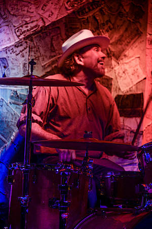 Karaoke Cowboy Drummer