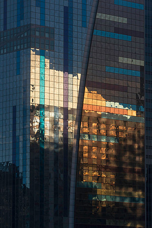 Vertical Dawn Reflections